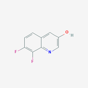 molecular formula C9H5F2NO B2442675 7,8-Difluoroquinolin-3-ol CAS No. 1314012-52-6