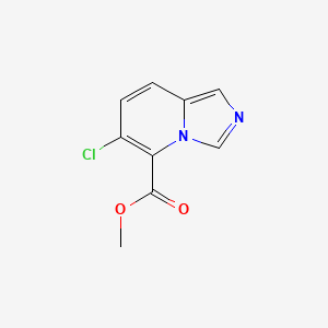 molecular formula C9H7ClN2O2 B2442999 Methyl 6-chloroimidazo[1,5-a]pyridine-5-carboxylate CAS No. 1427397-80-5