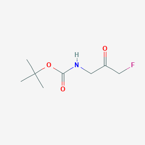 molecular formula C8H14FNO3 B2443168 Tert-butyl N-(3-fluoro-2-oxopropyl)carbamate CAS No. 2503208-20-4