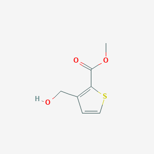 molecular formula C7H8O3S B2443338 methyl 3-(hydroxymethyl)thiophene-2-carboxylate CAS No. 452979-16-7