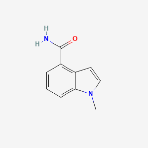 molecular formula C10H10N2O B2443354 1-methylindole-4-carboxamide CAS No. 1869869-40-8