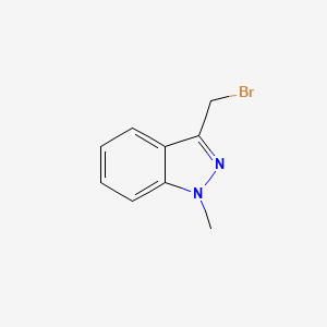molecular formula C9H9BrN2 B2443395 3-(Bromomethyl)-1-methyl-1H-indazole CAS No. 174180-57-5