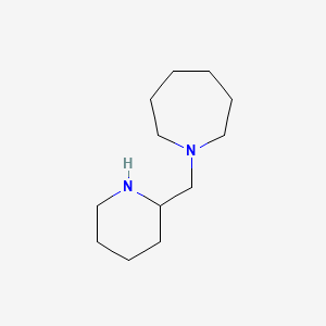 molecular formula C12H24N2 B2443459 1-(Piperidin-2-ylmethyl)azepane CAS No. 881040-50-2