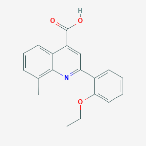 molecular formula C19H17NO3 B2443521 2-(2-Ethoxyphenyl)-8-methylquinoline-4-carboxylic acid CAS No. 897566-11-9