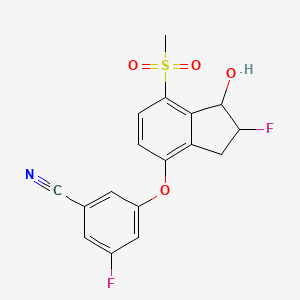 molecular formula C17H13F2NO4S B2443527 HIF-2alpha-IN-2 CAS No. 1672666-82-8