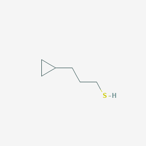 molecular formula C6H12S B2443580 3-Cyclopropylpropane-1-thiol CAS No. 1934708-18-5