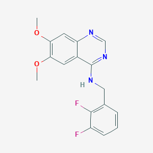 N-(2,3-difluorobenzyl)-6,7-dimethoxy-4-quinazolinamine