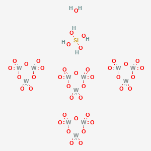 molecular formula H6O41SiW12 B2443783 Tungstosilicic acid CAS No. 12027-38-2; 12027-43-9