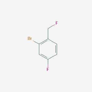 molecular formula C7H5BrF2 B2443785 2-Bromo-4-fluorobenzyl fluoride CAS No. 1823057-15-3