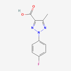 2-(4-fluorophenyl)-5-methyl-2H-1,2,3-triazole-4-carboxylic acid