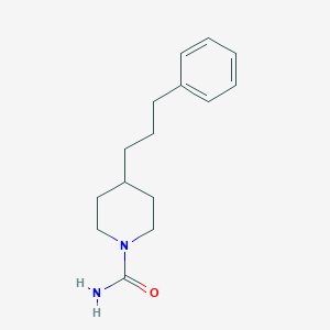 molecular formula C15H22N2O B2443910 4-(3-Phenylpropyl)piperidine-1-carboxamide CAS No. 865075-32-7