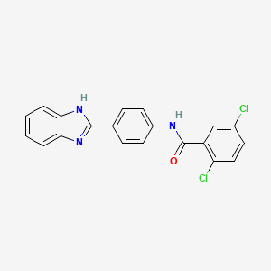 N-[4-(1H-benzimidazol-2-yl)phenyl]-2,5-dichlorobenzamide