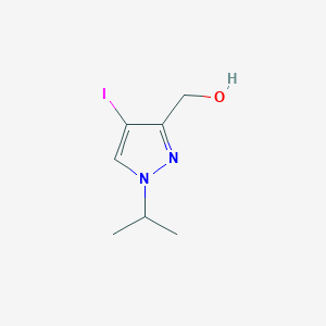 (4-Iodo-1-isopropyl-1H-pyrazol-3-yl)methanol