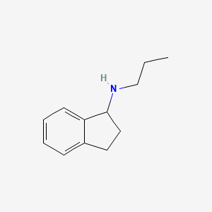 molecular formula C12H17N B2443974 N-propyl-2,3-dihydro-1H-inden-1-amine CAS No. 1016719-48-4