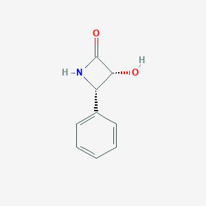 molecular formula C9H9NO2 B024440 (3R,4S)-3-Hydroxy-4-phenyl-2-azetidinone CAS No. 132127-34-5