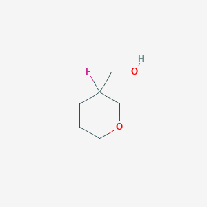molecular formula C6H11FO2 B2444027 (3-Fluorooxan-3-yl)methanol CAS No. 1554200-18-8