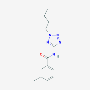 molecular formula C13H17N5O B244412 N-(2-butyl-2H-tetraazol-5-yl)-3-methylbenzamide 