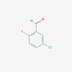 molecular formula C7H4ClIO B2444130 5-Chloro-2-iodobenzaldehyde CAS No. 1001334-22-0