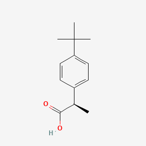 molecular formula C13H18O2 B2444361 (2R)-2-(4-tert-butylphenyl)propanoic acid CAS No. 1261032-40-9