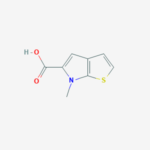molecular formula C8H7NO2S B2444389 6-methyl-6H-thieno[2,3-b]pyrrole-5-carboxylic acid CAS No. 1554281-31-0