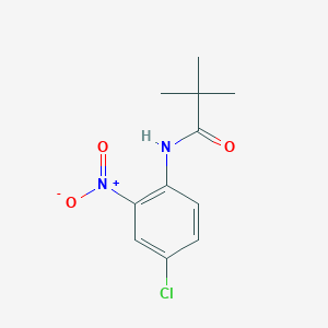 N-(4-chloro-2-nitrophenyl)-2,2-dimethylpropanamide