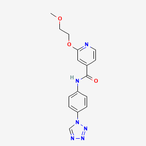 N-(4-(1H-tetrazol-1-yl)phenyl)-2-(2-methoxyethoxy)isonicotinamide