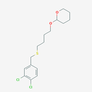 2-{4-[(3,4-dichlorobenzyl)thio]butoxy}tetrahydro-2H-pyran