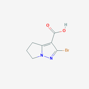 2-bromo-5,6-dihydro-4H-pyrrolo[1,2-b]pyrazole-3-carboxylic acid