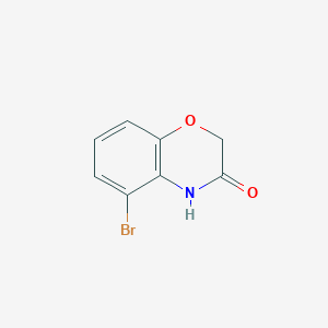 molecular formula C8H6BrNO2 B2444403 5-Bromo-2H-benzo[B][1,4]oxazin-3(4H)-one CAS No. 1260672-39-6