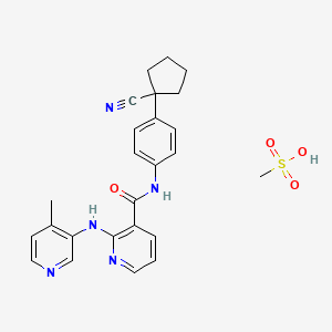 molecular formula C25H27N5O4S B2444468 Apatinib (free base) CAS No. 1218779-75-9; 811803-05-1