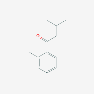 molecular formula C12H16O B2444472 3-Methyl-1-(2-methylphenyl)butan-1-one CAS No. 58138-81-1