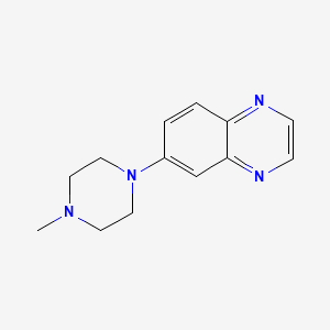 molecular formula C13H16N4 B2444477 6-(4-Methylpiperazin-1-yl)quinoxaline CAS No. 691873-16-2