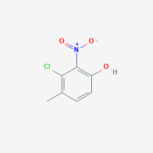 molecular formula C7H6ClNO3 B2444596 3-Chloro-4-methyl-2-nitrophenol CAS No. 112251-93-1
