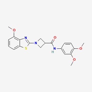 N-(3,4-dimethoxyphenyl)-1-(4-methoxybenzo[d]thiazol-2-yl)azetidine-3-carboxamide