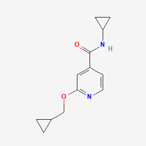 N-cyclopropyl-2-(cyclopropylmethoxy)isonicotinamide