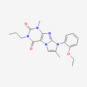 6-(2-Ethoxyphenyl)-4,7-dimethyl-2-propylpurino[7,8-a]imidazole-1,3-dione
