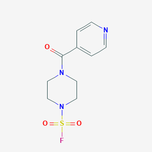 4-(Pyridine-4-carbonyl)piperazine-1-sulfonyl fluoride