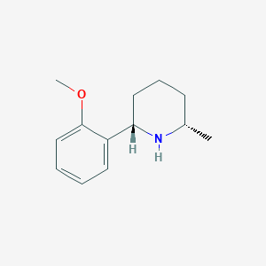 (2S,6S)-2-(2-Methoxyphenyl)-6-methylpiperidine