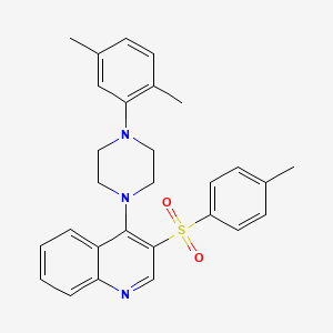 4-(4-(2,5-Dimethylphenyl)piperazin-1-yl)-3-tosylquinoline