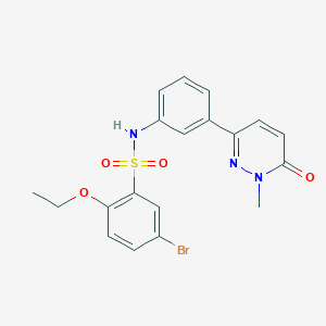 5-bromo-2-ethoxy-N-(3-(1-methyl-6-oxo-1,6-dihydropyridazin-3-yl)phenyl)benzenesulfonamide