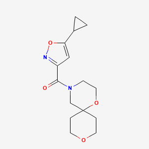 (5-Cyclopropylisoxazol-3-yl)(1,9-dioxa-4-azaspiro[5.5]undecan-4-yl)methanone