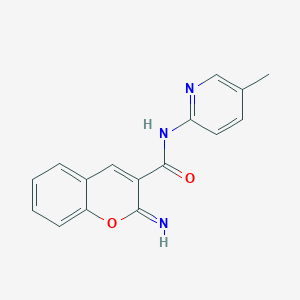 2-imino-N-(5-methylpyridin-2-yl)-2H-chromene-3-carboxamide