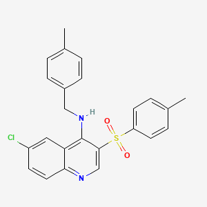 6-chloro-N-(4-methylbenzyl)-3-tosylquinolin-4-amine