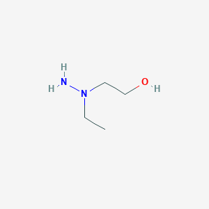 molecular formula C4H12N2O B2444846 2-(1-ethylhydrazin-1-yl)ethan-1-ol CAS No. 20595-74-8