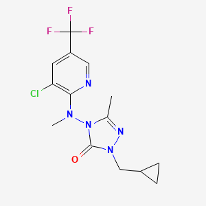4-[[3-chloro-5-(trifluoromethyl)-2-pyridinyl](methyl)amino]-2-(cyclopropylmethyl)-5-methyl-2,4-dihydro-3H-1,2,4-triazol-3-one