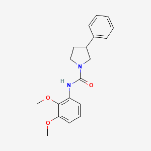 molecular formula C19H22N2O3 B2444897 N-(2,3-dimethoxyphenyl)-3-phenylpyrrolidine-1-carboxamide CAS No. 1209558-94-0