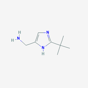 molecular formula C8H15N3 B2444941 (2-tert-butyl-1H-imidazol-4-yl)methanamine CAS No. 1340321-39-2
