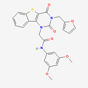 N-(3,5-dimethoxyphenyl)-2-[3-(2-furylmethyl)-2,4-dioxo-3,4-dihydro[1]benzothieno[3,2-d]pyrimidin-1(2H)-yl]acetamide