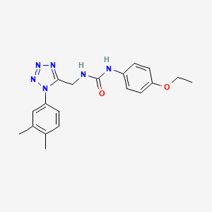1-((1-(3,4-dimethylphenyl)-1H-tetrazol-5-yl)methyl)-3-(4-ethoxyphenyl)urea
