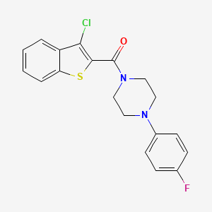 1-[(3-Chloro-1-benzothien-2-yl)carbonyl]-4-(4-fluorophenyl)piperazine